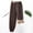 Khaki, variant on Drovellove Women's Casual Pajama Pants with Drawstring Elastic Waist - Cropped Pants Soft Polyester Straight Leg Lounge Trousers for Sleep, Lounging, or Outdoor Activities