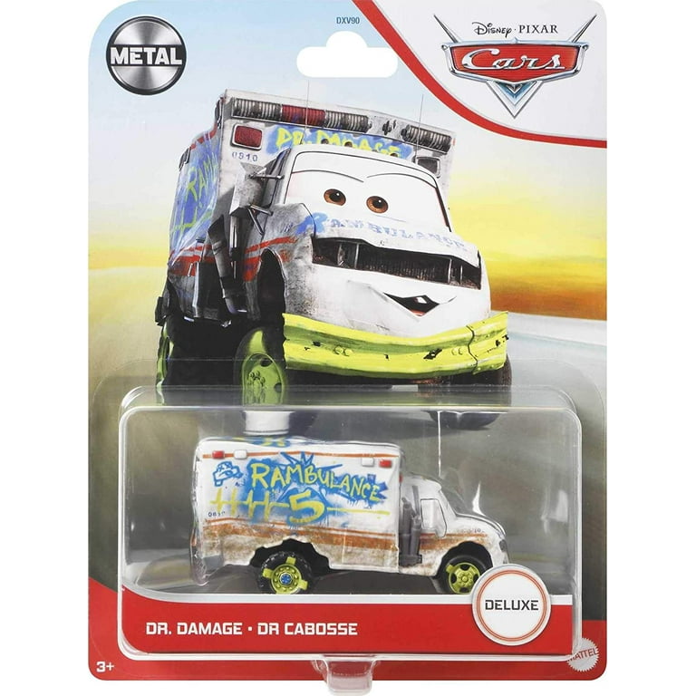 カーズ　マテル　DR.DAMAGE Disney Pixar Cars Deluxe Dr. Damage Vehicle - Walmart.com