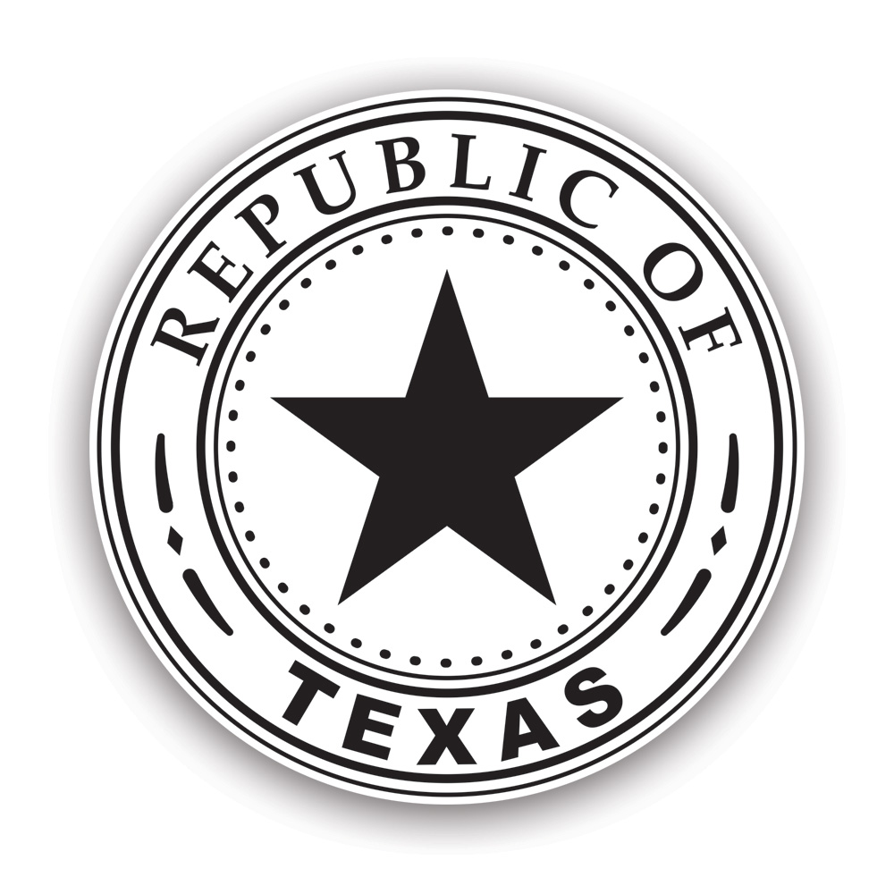 Zavala Flag Sticker Decal – Weatherproof Republic Of Texas Lone Star Design