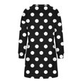 thumbnail image 3 of Summer Casual Dress,Ladies Fashionable and Casual Fall and Winter Round Neck Long Sleeved Printing Dress, 3 of 6