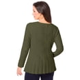 thumbnail image 2 of Jessica London Women's Plus Size Chevron Fit & Flare Sweater, 2 of 5