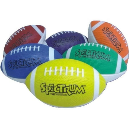 - S&S Worldwide Spectrum Foam Footballs, Set of 6