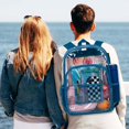 thumbnail image 2 of Mochila AGSDON - Mochila transparente para hombre, color azul marino, 2 of 9