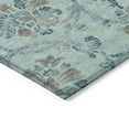 thumbnail image 4 of Addison Rugs Chantille Indoor/Outdoor Traditional Floral Teal Washable Rectangle Rug, 2'6" x 3'10", 4 of 6