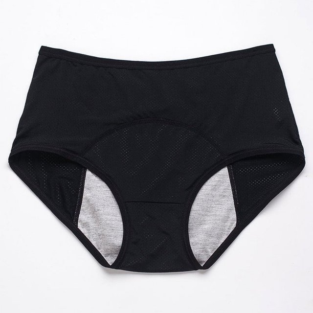 CNKOO Culottes Anti-Fuites pour Femmes - Culottes d'Incontinence Taille Haute pour Adultes Réutilisables et Lavables à la Machine, Couvrance Maximale, Usage Jour et Nuit, Lot de 1