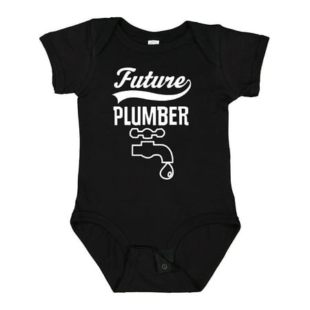 

Inktastic Future Plumber Childs Plumbing Gift Baby Boy or Baby Girl Bodysuit
