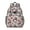 Grey-8, variant on Tropical Seashell Beach Students Backpack with Nautical Shell, Starfish, Marine Life, Sea Coral, Fish and Cute Spiral Seashell Artwork