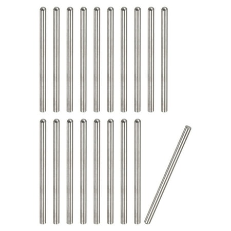

4x60mm Dowel Pins 20 Pack Round Head Flat Chamfered End Dowel Pin