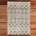 thumbnail image 2 of Handwoven Black and White Textured Wool Flatweave Kilim Rug, 2 of 7