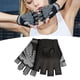 thumbnail image 5 of Guantes deportivos Nikou 2 medio dedo poliéster resistentes al desgaste antideslizantes color negro L, 5 of 13