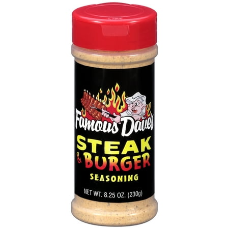 (2 Pack) Famous Dave's Steak & Burger Seasoning 8.25 oz. (Best Spices For Burgers)