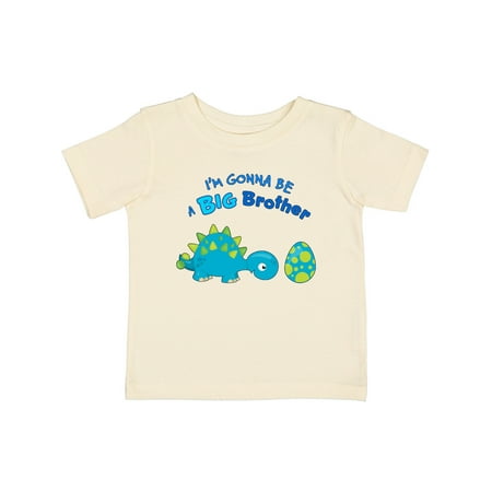 

Inktastic Happy Dinosaur Future Big Brother Boys Baby T-Shirt