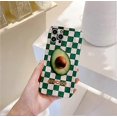 thumbnail image 3 of Estuche de aguacate con tablero de ajedrez liangnv compatible con iPhone 12/iPhone 12 Pro/iPhone 12 Pro Max, estuche protector a prueba de golpes e impermeable para niños y niñas, 3 of 5