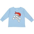 thumbnail image 3 of Inktastic Pirate Skull and Crossbones Boys or Girls Long Sleeve Toddler T-Shirt, 3 of 5