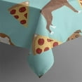 thumbnail image 5 of Boxer Dog Pitbull Terriers Dog and Pizza Square Tablecloth,Waterproof Square Table Cover,Wipeable Spillproof Washable Table Cover for Home Kitchen Party Decor 60"x60"(152x152cm), 5 of 6