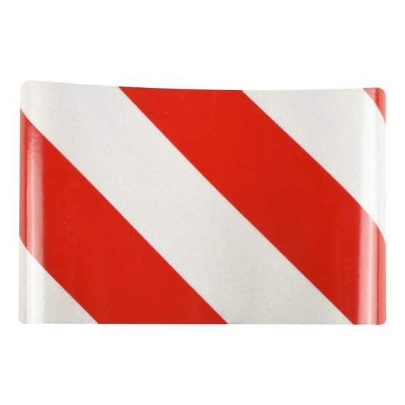 Cinta Reflejante De Seguridad Hy-Ko Blanco Con Rojo 5X61 Cm