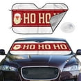 thumbnail image 2 of Fotbe Ho Ho Ho Car Windshield Sunshade | Sun Visor Protector Front Window Shade, Keeps Out UV Rays, Keeps Your Vehicle Cool-Small, 2 of 7