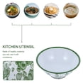thumbnail image 2 of PAMINGONO 1 Set Enamelware Bowl Noodle Bowls Multi Color Round Footed For 11.4x11.4x2.8in, 2 of 8