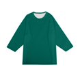 thumbnail image 7 of Gaukiv Men's Three Quarter Sleeve Shirts Raglan Crew Neck Shirts Solid Color Baseball Tops Dark Green S, 7 of 7