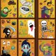 thumbnail image 2 of Ventana de Halloween Calabaza de Halloween Gato Murciélago y fantasma para decoraciones de fiesta de Halloween Ventana de Halloween, 2 of 4