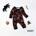 thumbnail image 2 of Penkiiy Family Matching Pajamas Party Family Sets Party Casual Printed Long Sleeve Top With Bottom Outfits Home Wear Black Christmas Pajamas 18-24 Months, 2 of 4