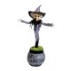 thumbnail image 3 of Juguete de bruja de Halloween,Juguete eléctrico giratorio de bruja de Halloween con sonido aterrador,Brujas animadas en macetas para decorar el hogar,Suministros de decoración de Halloween, 3 of 8