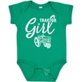 thumbnail image 3 of Inktastic Tractor Girl Girls Baby Bodysuit, 3 of 5