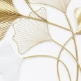 thumbnail image 5 of DecMode Elegant and Luxuriou Gold Glam Leaf Metal Wall Décor, 25"W x 40"H, 5 of 13