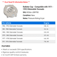 thumbnail image 2 of Radiator Cap - Compatible with 1971 - 1992 Oldsmobile Toronado 1972 1973 1974 1975 1976 1977 1978 1979 1980 1981 1982 1983 1984 1985 1986 1987 1988 1989 1990 1991, 2 of 2
