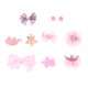 thumbnail image 5 of 10 piezas bebé niñas Bowknot horquil para el cabello accesorio para el cabello- Rosado Zulema Horquilla Bowknot, 5 of 8
