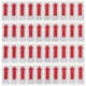 thumbnail image 1 of 100 pegatinas autoadhesivas de flecha roja para sellar bolsas, etiquetas direccionales para bolsas de basura y sobres, etiquetas pequeñas con flechas, etiquetas adhesivas., 1 of 8