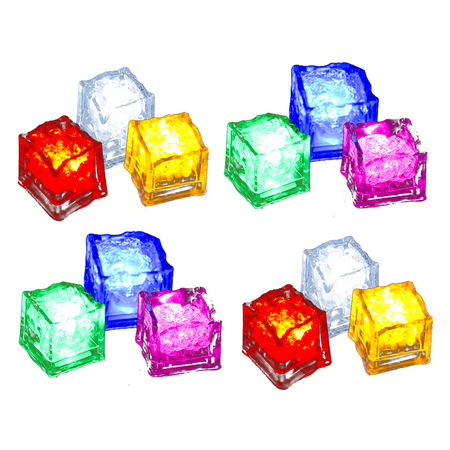 

Light Up Ice Cubes Multi Color Led Ice Cubes for Drinks with Changing Lights Colorful Flash