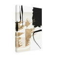 thumbnail image 3 of Trademark Fine Art Sally Ann Moss Abstract Black and Gold 6 Canvas Wall Art, 3 of 4