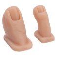 thumbnail image 1 of Práctica De Arte De Uñas, Tipos De Dedos De Silicona, Pintura De Uñas, Simulación De Dedos De Los Pies, Práctica De Manicura, Dedos De Los Pies Para Institutos De Salón De, 1 of 7