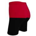 thumbnail image 4 of LEBONYARD Ladies Lightweight Yoga Shorts Breathable Quick Dry Summer,Women's Summer High Waisted Shorts Summer Casual Stretch Short Sport Shorts Red XXXL, 4 of 5
