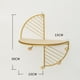thumbnail image 5 of Estantes flotantes de pared, estantes flotantes montados en la pared, repisa para cuadros con dorado, 5 of 5