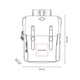 thumbnail image 3 of Paquete 20 piezas Mochila con porta laptop y broche imán gris 31 x 42 x 8.5, 3 of 3