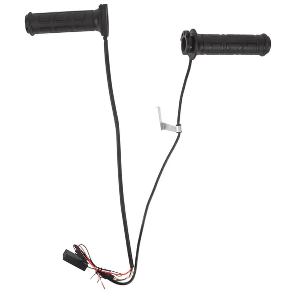 MLINS Heated Motorcycle Grips with Adjustable Temperature Settings for Comfortable Rides Black Plastic