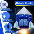 thumbnail image 7 of Wilwolfer Spaceship 3pc Toddler Pop up Kids Play Tent with Tunnel and Ball Pit for 3/6 Years Kids Boys Babys Indoor, 7 of 7