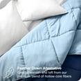 thumbnail image 4 of Bare Home Couette Réversible Ultra Douce - Alternative au Duvet d'Oie - Lit Simple/simple TG, Bleu Foncé/bleu Pâle, 4 of 8