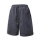 thumbnail image 5 of Ceisia Men's All-Season Loose Sporty Drawstring Gift Shorts - Solid-Color Breathable Pocket Outdoor Running Training Casual P ants, 5 of 5