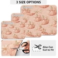 thumbnail image 2 of Dish Drying Mat Absorbent Dish Drainer Kitchen Counter 15.7x11.8inch Dish Drying Pad for Countertops Sinks Draining Racks Pastel Pink Pumpkins and Flowers, 2 of 9
