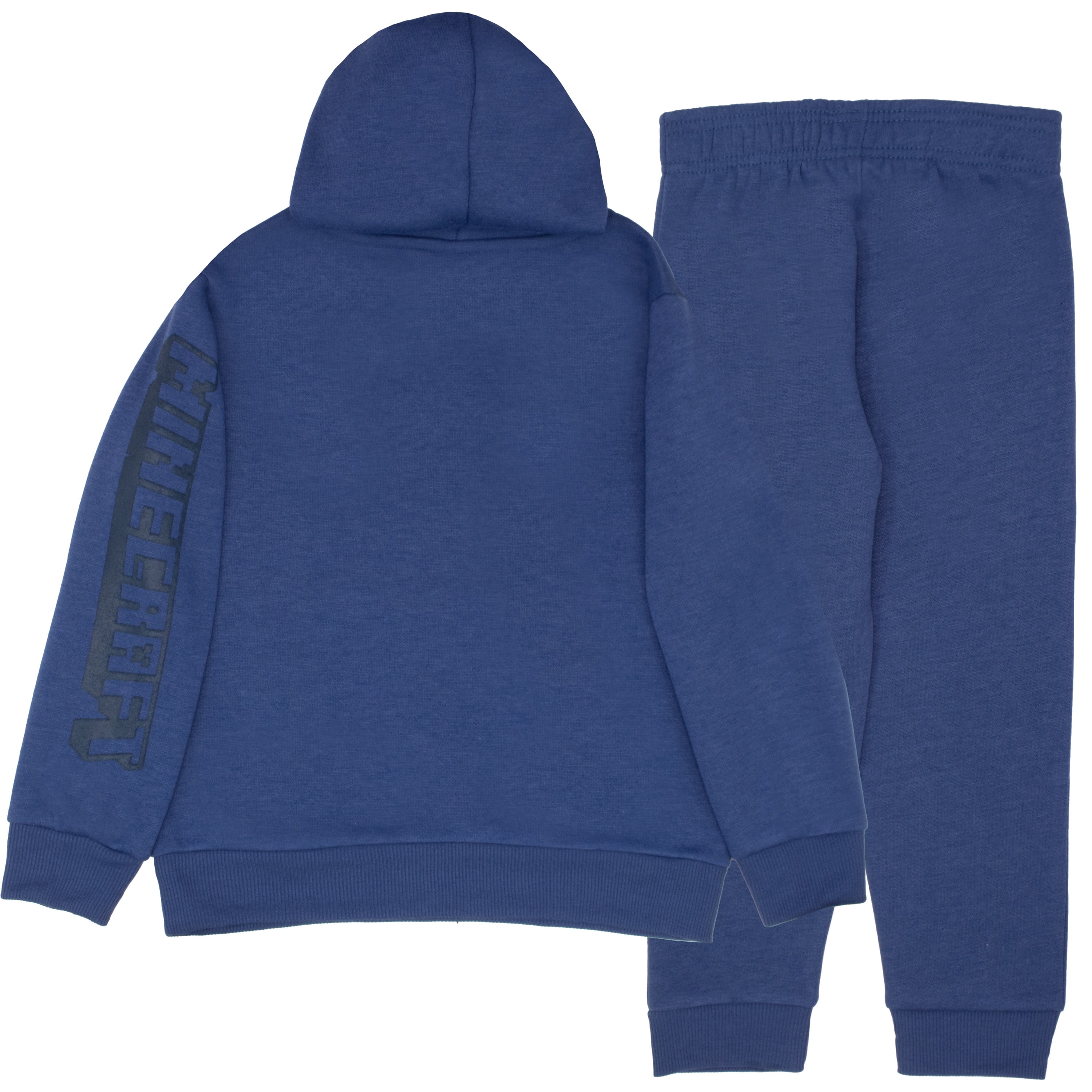 Minecraft Boys Fleece Pullover Hoodie & Jogger Pants Set (Little & Big Boys), 2-Piece Bundle, Sizes 4–8