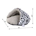 thumbnail image 5 of Armarkat Paw Print Cat Bed, Sage Green, 20"L x 20"W x 11"H, 5 of 8