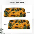 thumbnail image 5 of Uemuo Sunflowers 7 Printed Leather Pencil Case, Pencil Pouch, Portable Pencil Bag, Pen Case for& Office, 5 of 7