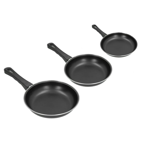 Frying Pan Set, Stainless Steel Skillet Set Pan Kitchenware Fry Pan Set  For Restaurant For Kitchen