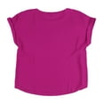 thumbnail image 2 of Jones New York Blouse en Tricot à Col Ras du Cou avec Poignets pour Femmes, Rose, Petite, PM, 2 of 2