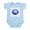 Sky Blue, variant on CafePress - St. Thomas, USVI Infant Bodysuit - Baby Light Bodysuit, Size Newborn - 24 Months