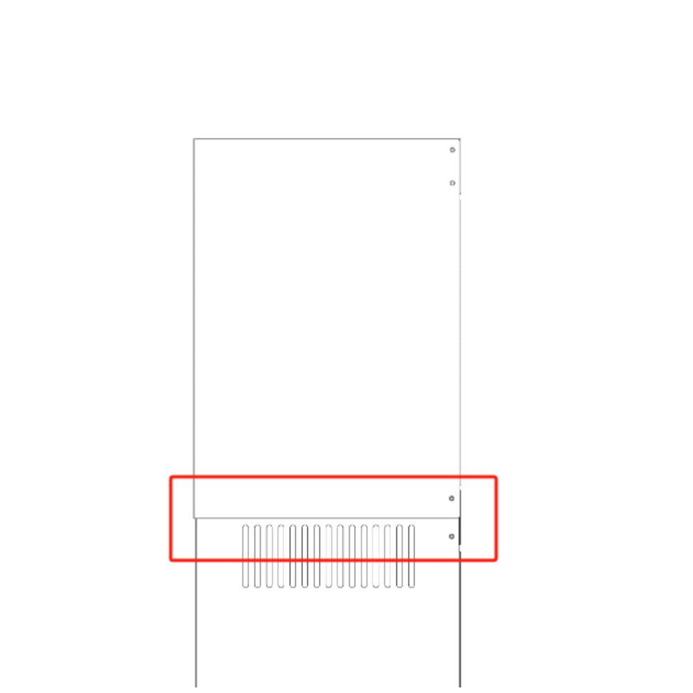 BRANO TW03S Series Flue Extension Kit for 9-10 Ft Ceilings - 15.75 inch Chimney Range Hood Accessory in Stainless Steel (Model: 03SChimney)