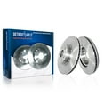 thumbnail image 5 of Detroit Axle - 2.0L Front Brake Kit for 2020-2025 Cadillac CT5, Disc Brake Rotors Ceramic Brake Pads 2021 2022 2023 2024: 13.58" Rotors, 5 of 7